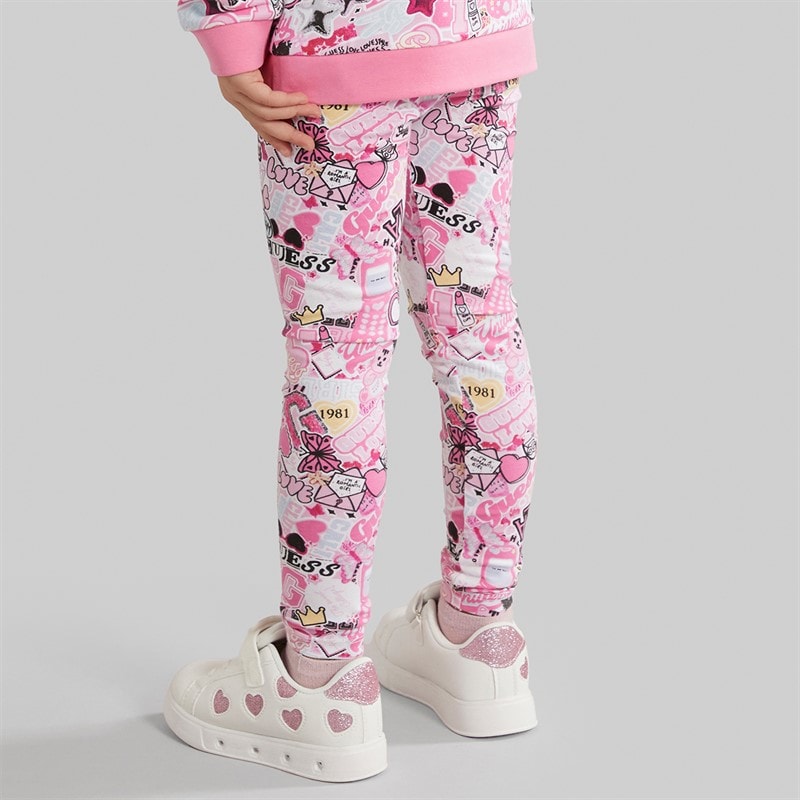 Guess Girls Leggings Sticker Collage - Image 2