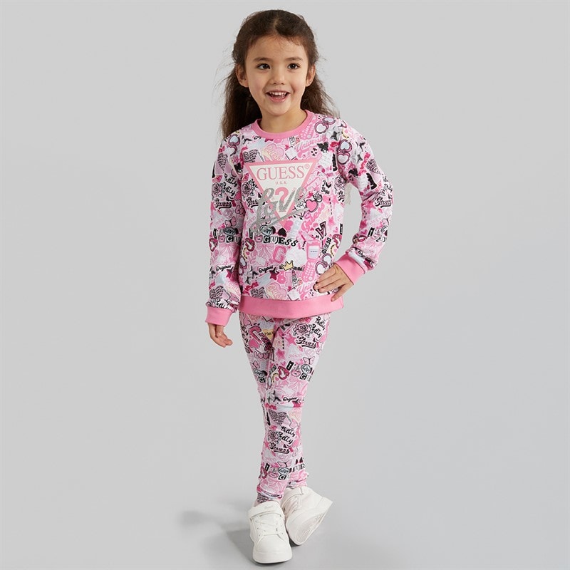 Guess Girls Leggings Sticker Collage - Image 4