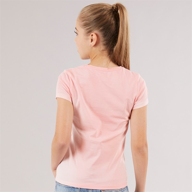 Guess Girls T-Shirt Cotton Candy Pink - Image 2