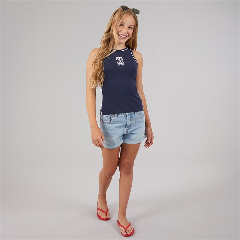 Guess Girls Vest Suiting Blue - Image 4
