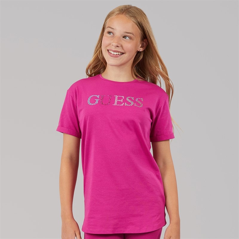 Guess Girls T-Shirt Purple Dragonfruit