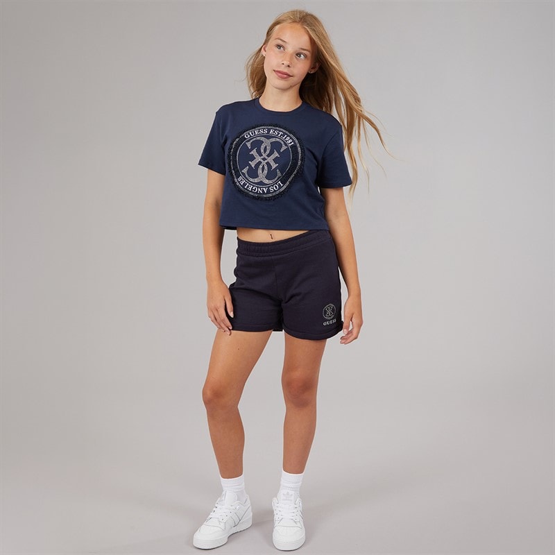 Guess Girls Midi T-Shirt Suiting Blue - Image 4