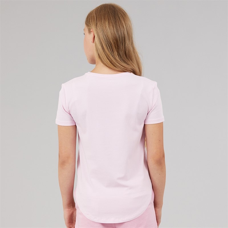 Guess Girls High Low T-Shirt Taffy Rose - Image 2
