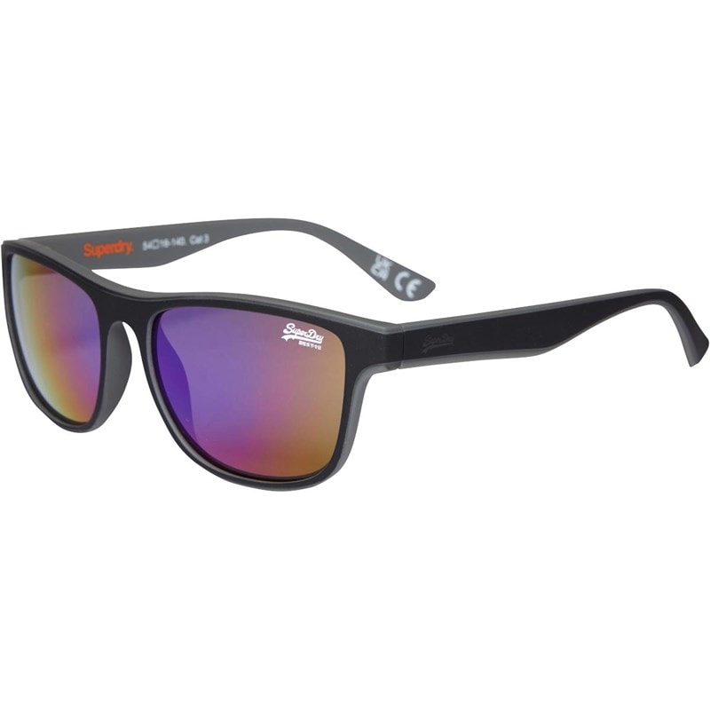 Superdry Rockstep Sunglasses Black/Grey - Image 1