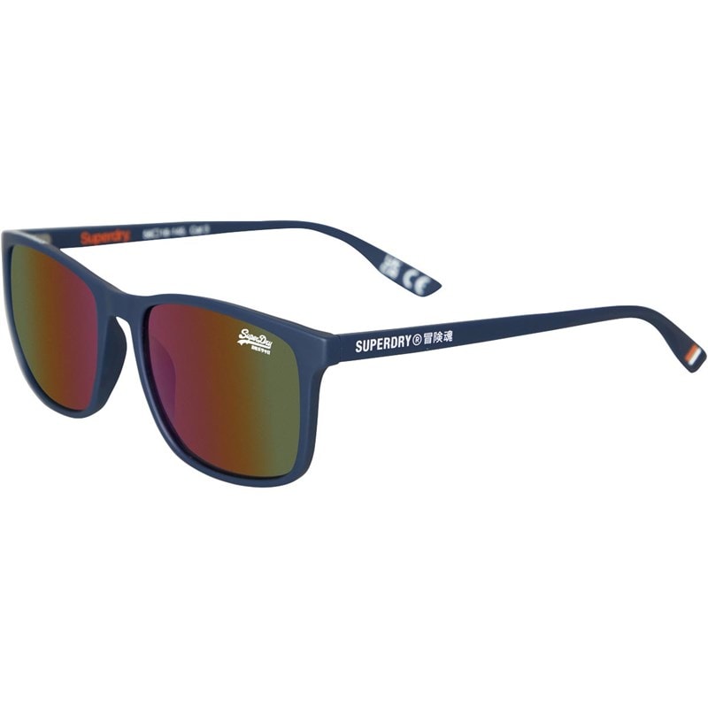 Superdry Hacienda Sunglasses 3 Matt Navy - Image 1
