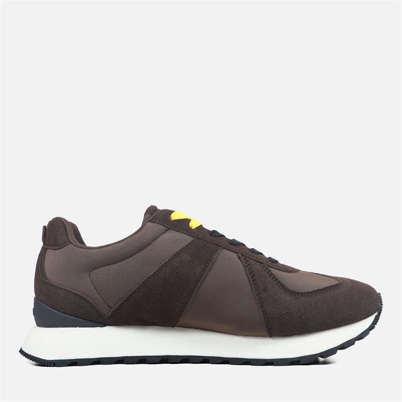 Replay Mens Castor Trainers Dark Brown - Image 3