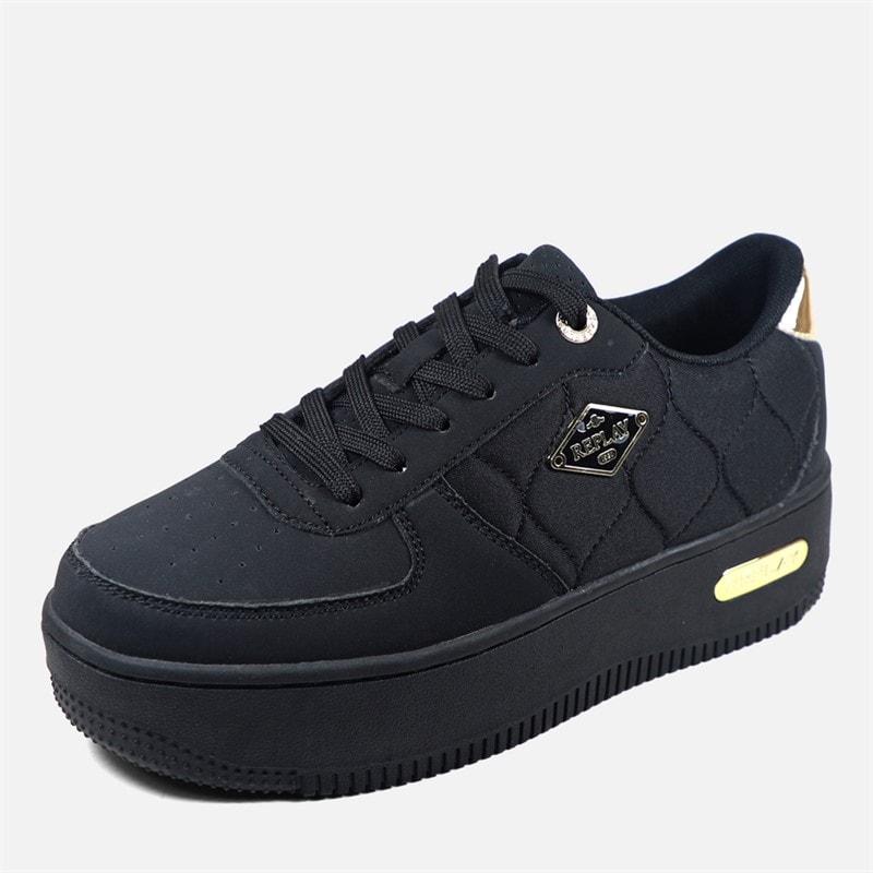 Replay Womens Epic High Trainers Black - Image 2