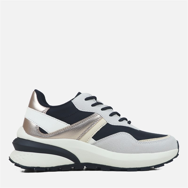 Replay Womens Athena Trainers Black Off White - Image 3