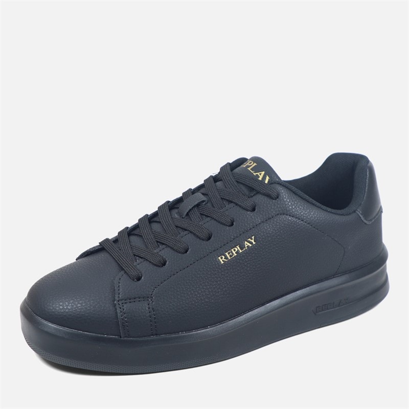 Replay Mens University Trainers Black - Image 2