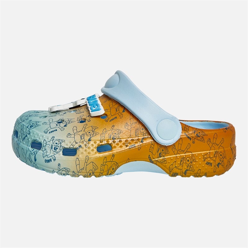 Bluey Kids Gradient Clogs Blue/Orange - Image 2