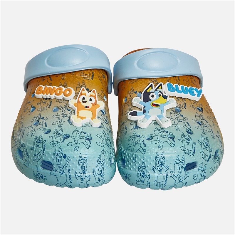 Bluey Kids Gradient Clogs Blue/Orange - Image 5