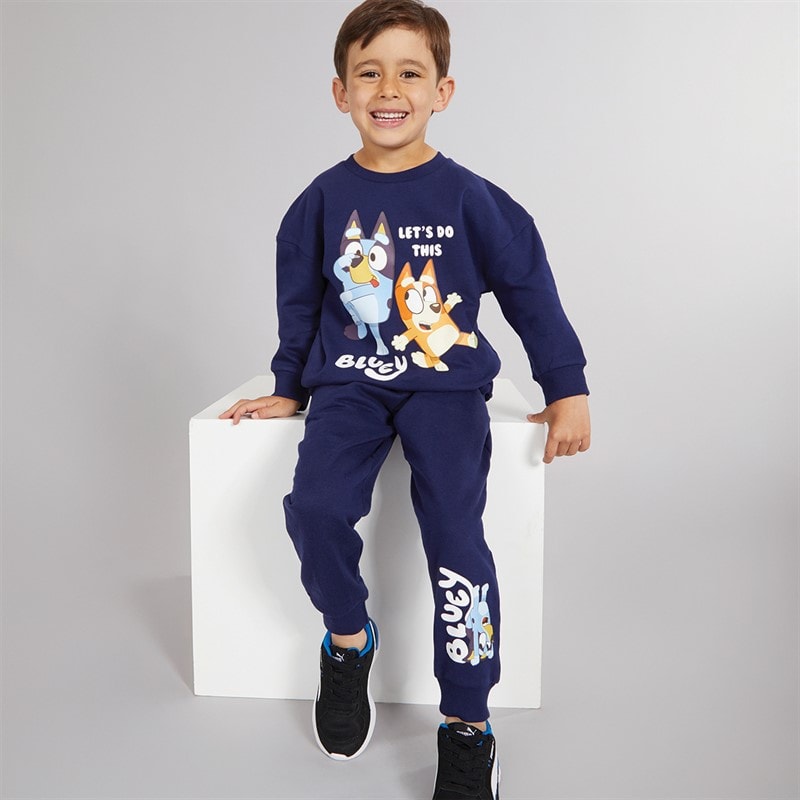 Bluey Boys Tracksuit Navy - Image 1