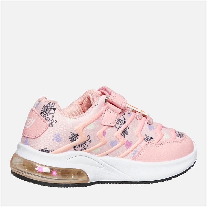 Bluey Infant Girls Bluey And Bingo Light Up Trainers Pink/Multi - Image 5