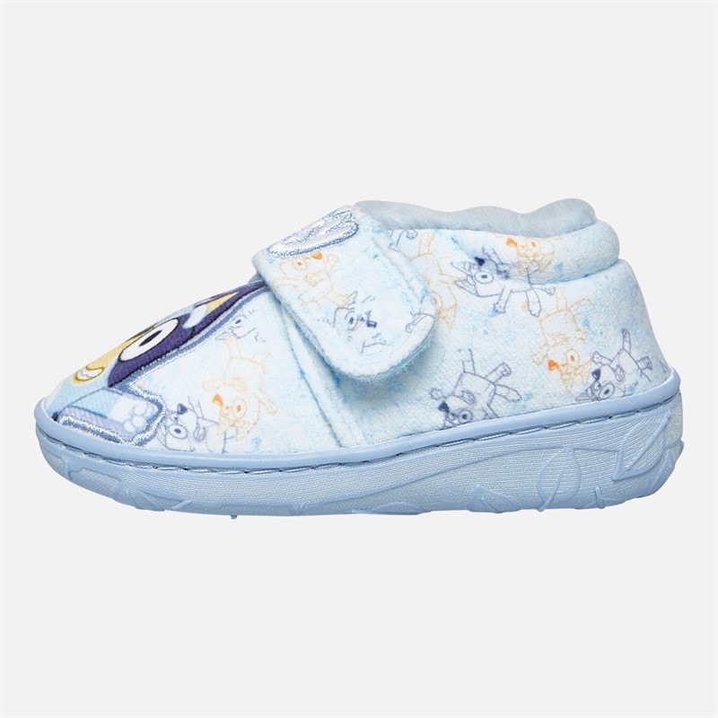 Bluey Infant Blue AOP Slippers Light Blue - Image 2