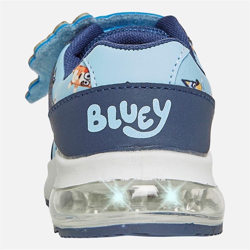 Bluey Kids Infants Nia Light Up Trainers Light Blue/multi - Image 3