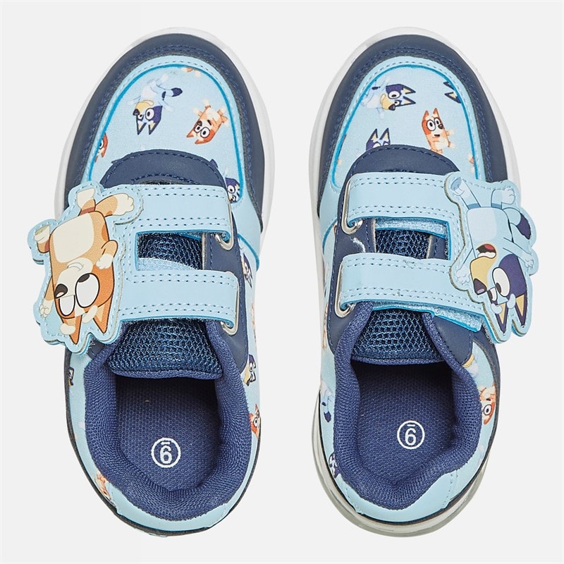 Bluey Kids Infants Nia Light Up Trainers Light Blue/multi - Image 4