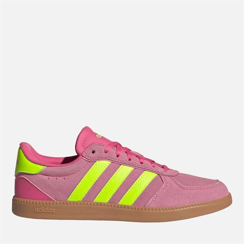 adidas Womens Breaknet Sleek Trainers Pulse Magenta/Lucid Lemon/Bliss Pink