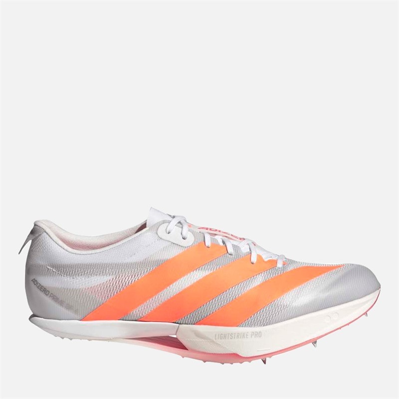 adidas Adizero Prime Sprinting Running Track Spikes Cloud White/Lucid Orange/Lucid Red