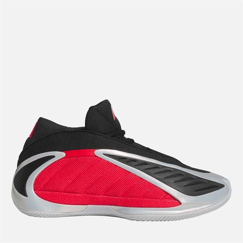 adidas Anthony Edwards 2 'Georgia Bulldogs' Basketball Shoes Silver Metallic/Pure Ruby/Core Black