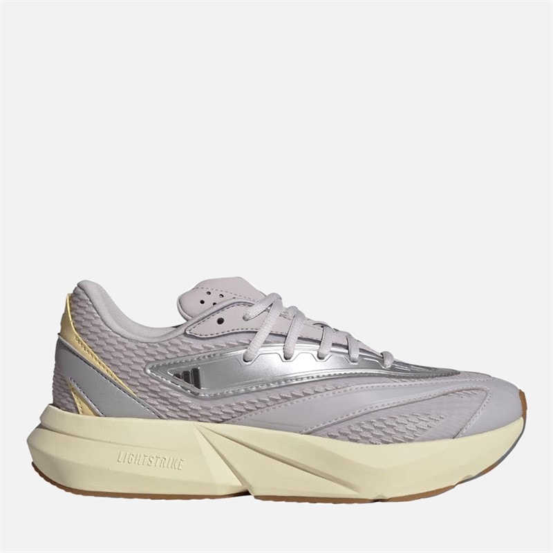 adidas Womens Lightblaze Trainers Ice Purple/Silver Metallic/Orange Tint