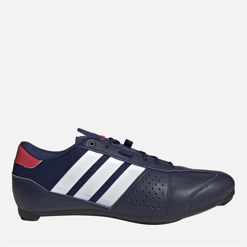 adidas Mens Heritage Road Cycling Shoes Dark Blue/Cloud White/Pure Ruby