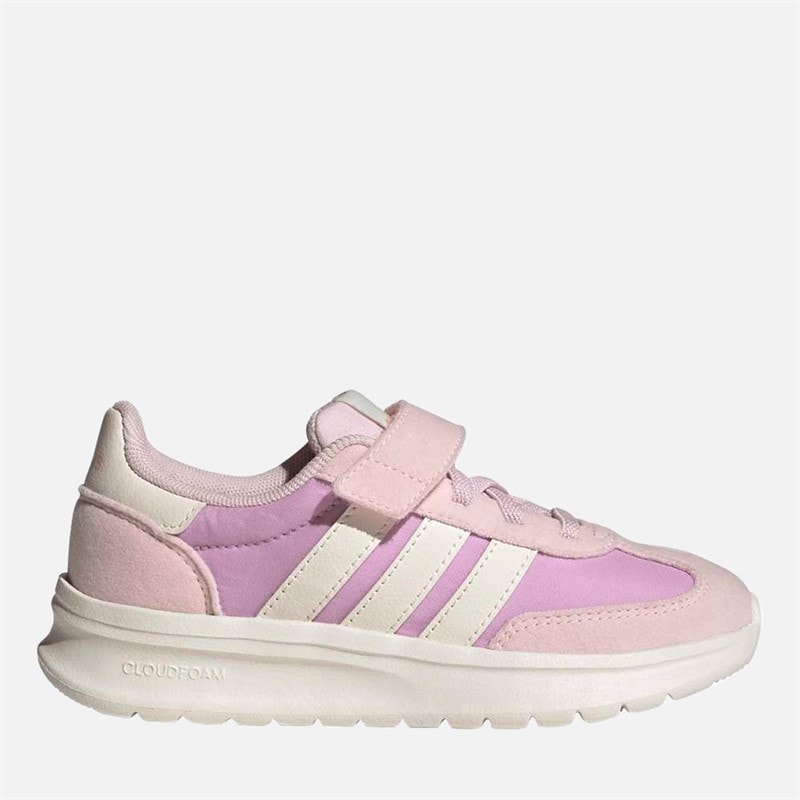 adidas Girls Run 7s 2.0 Trainers Bliss Lilac/Off White/Clear Pink