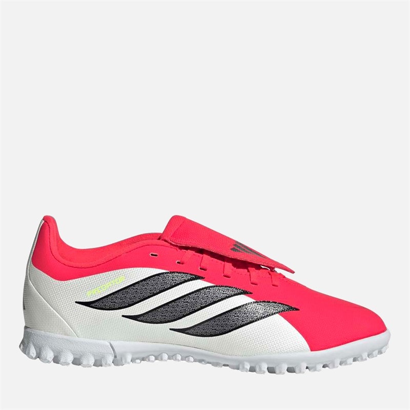 adidas Junior Predator Club Born For Goals Pack Fold-Over Tongue TF Astro Football Boots Lucid Red/Core Black/Cloud White