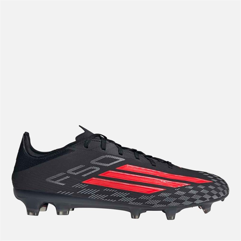 adidas Mens F50 Pro Black Pack FG Firm Ground Football Boots Core Black/Lucid Red/Core Black