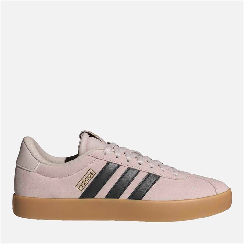 adidas Mens VL Court 3.0 Trainers Putty Mauve/Core Black/Gold Metallic