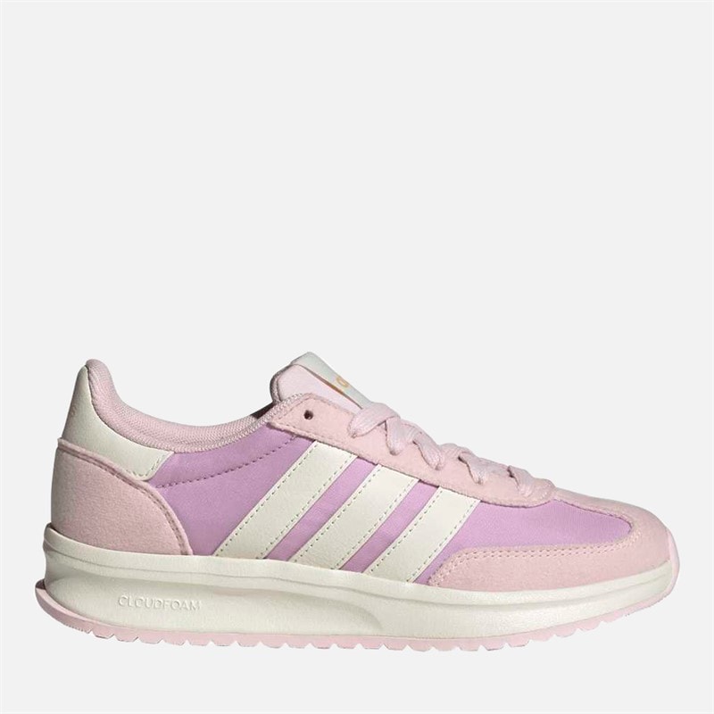 adidas Junior Girls Run 70s 2.0 Trainers Bliss Lilac/Off White/Clear Pink