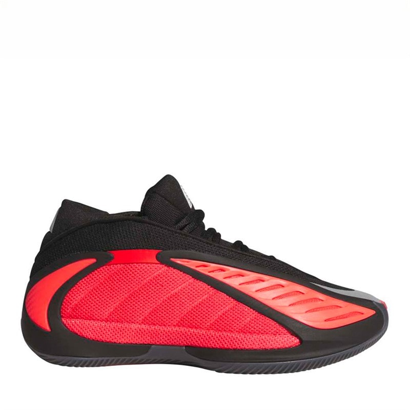 adidas Junior Anthony Edwards 2 'Christmas' Basketball Shoes Core Black/Lucid Red/Lucid Lemon