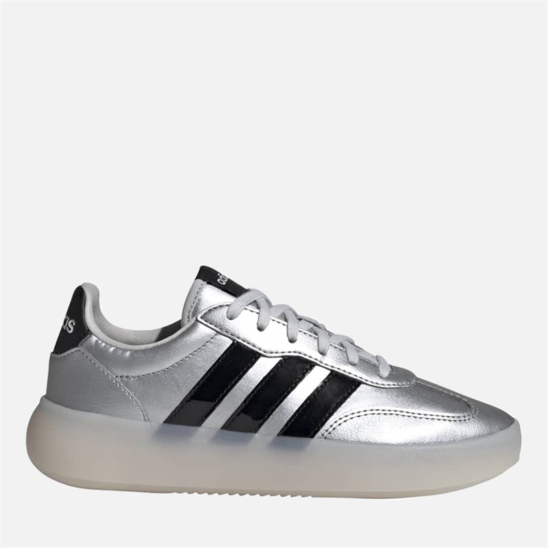 adidas Junior Barreda Decode Trainers Silver Metallic/Core Black/Chalk White