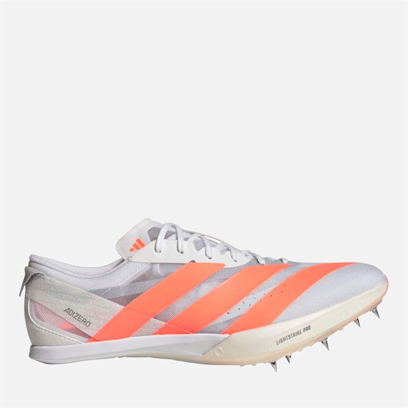 adidas Adizero Finesse Running Track Spikes Cloud White/Lucid Orange/Lucid Red