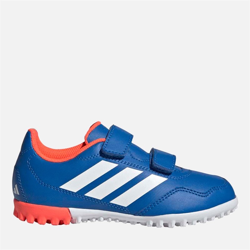adidas Kids Youngstar Rise Field Hockey Velcro Shoes Bright Royal/Cloud White/Team Solar Orange