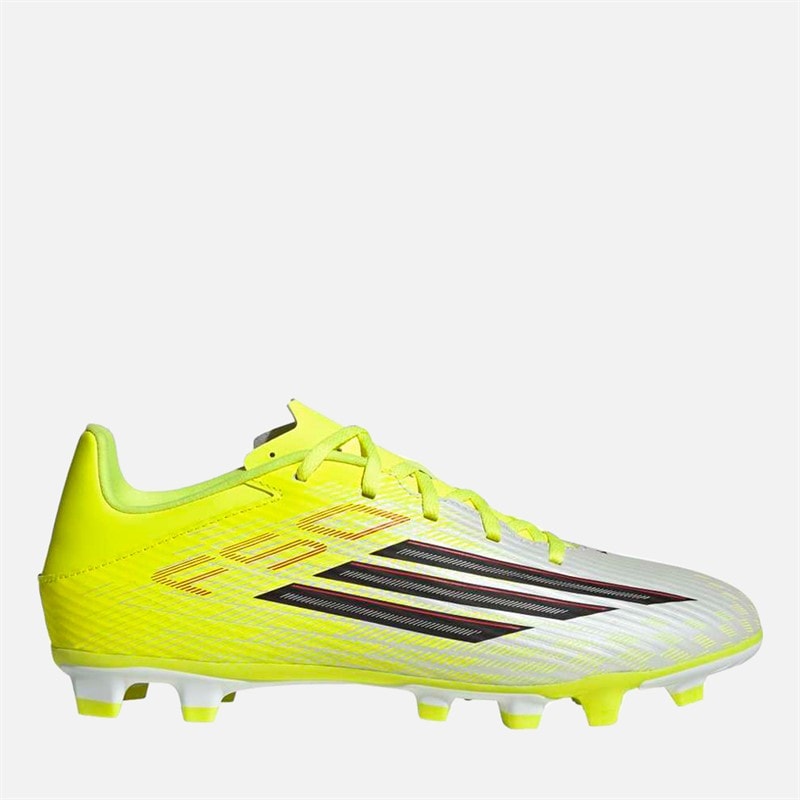 adidas Mens F5 Club Born For Goals Pack FG/MG Firm/Multi Ground Football Boots Team Solar Yellow 2/Core Black/Lucid Red