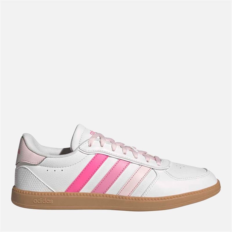 adidas Womens Breaknet Sleek Trainers Cloud White/Clear Pink/Bliss Pink