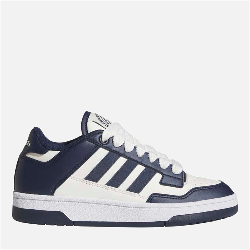 adidas Junior Rapid Court Low Trainers Night Indigo/Cloud White/Cloud White