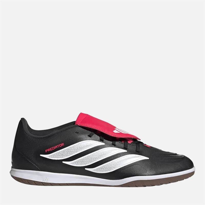 adidas Mens Predator Club Sala Immortal Pack Fold Over Tongue IN Indoor Football Boots Core Black/Cloud White/Lucid Red
