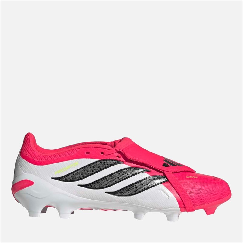 adidas Mens Predator League Born For Goals Pack Fold Over Tongue FG Firm Ground Football Boots Lucid Red/Core Black/Cloud White