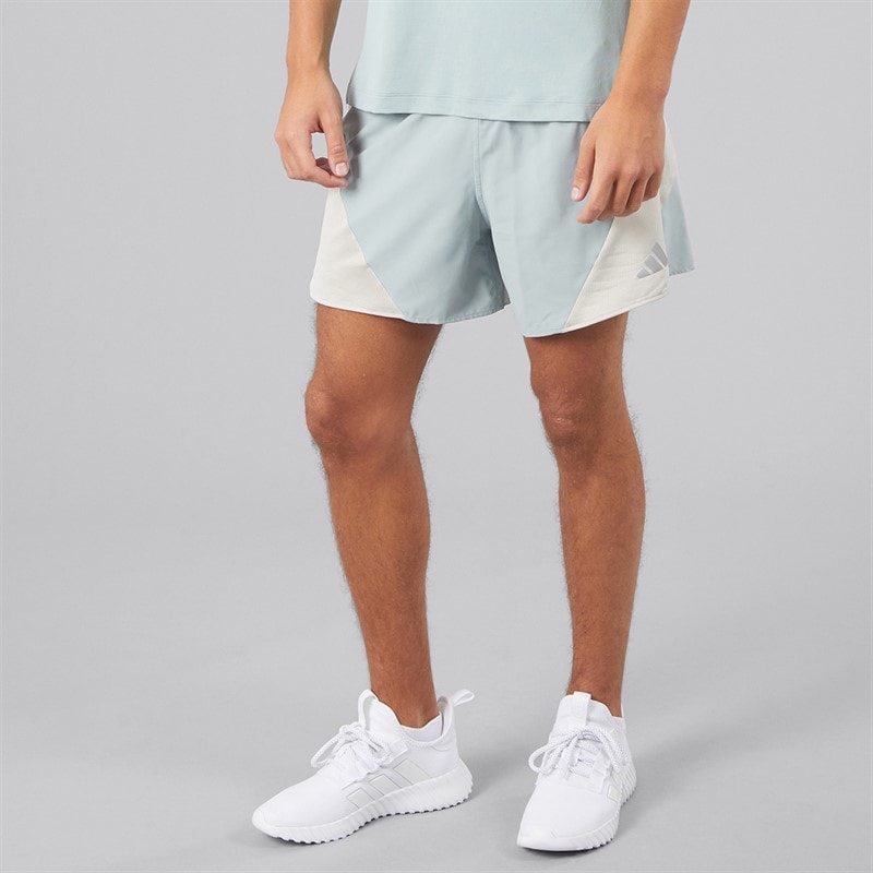 adidas Mens Adi365 Breeze Running Shorts Wonder Sage/Beige