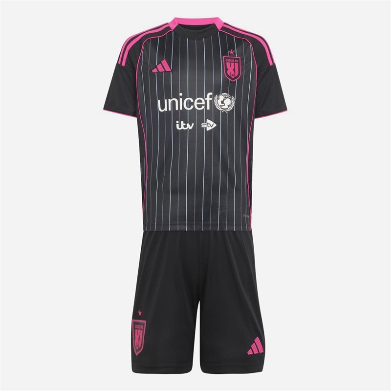 adidas Kids SL Benfica 24/25 Away Mini Kit Black