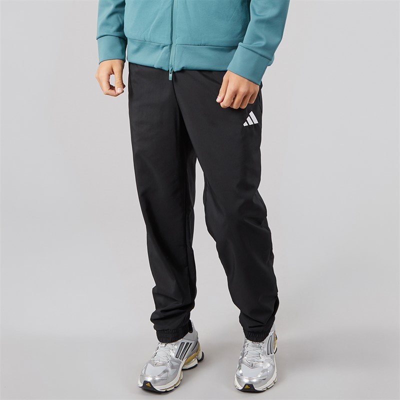adidas Mens Essentials Small Logo Stanford Track Pants Black/White