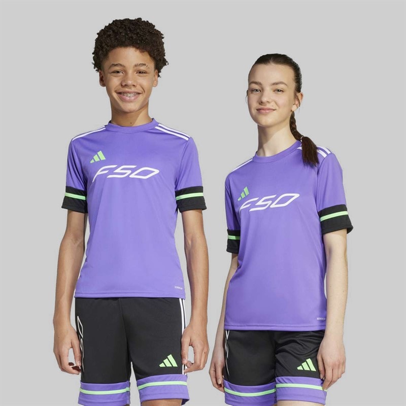 adidas Junior F5 Jersey Purple Rush/Black