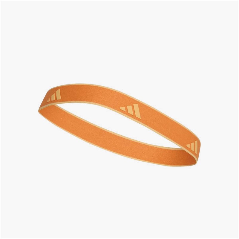 adidas Womens Multiple Width Training Three Pack Headbands Pure Orange/Semi Ice Tangerine/Orbit Grey/White