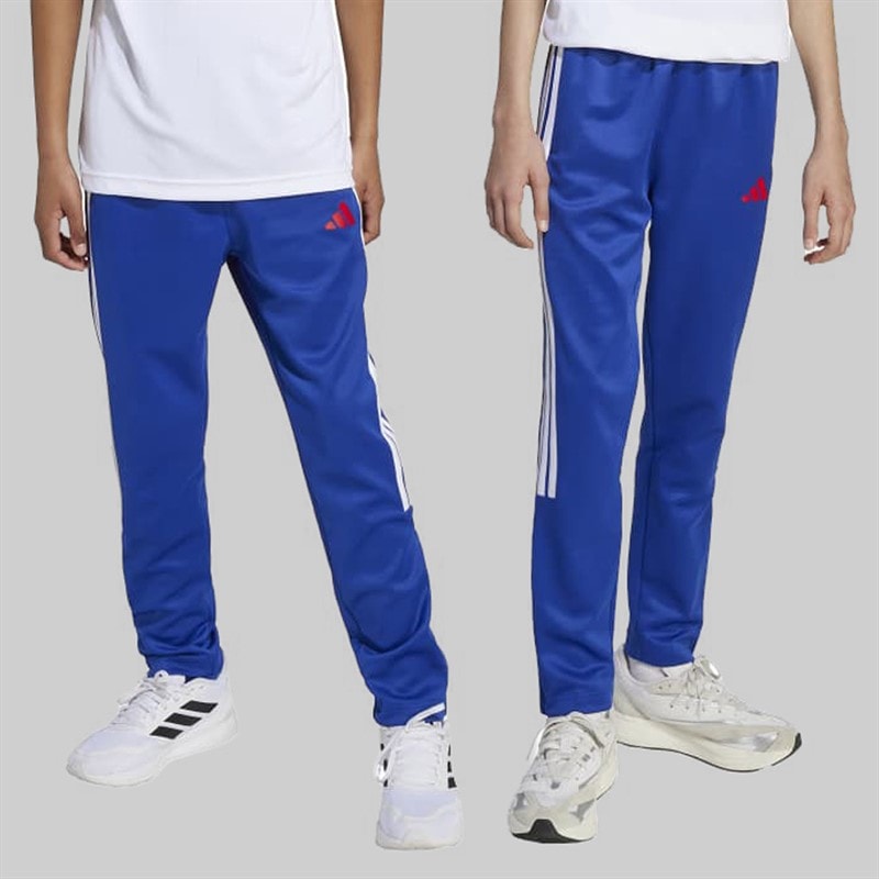 adidas Junior House Of Tiro Track Pants Semi Lucid Blue/Pure Ruby/White