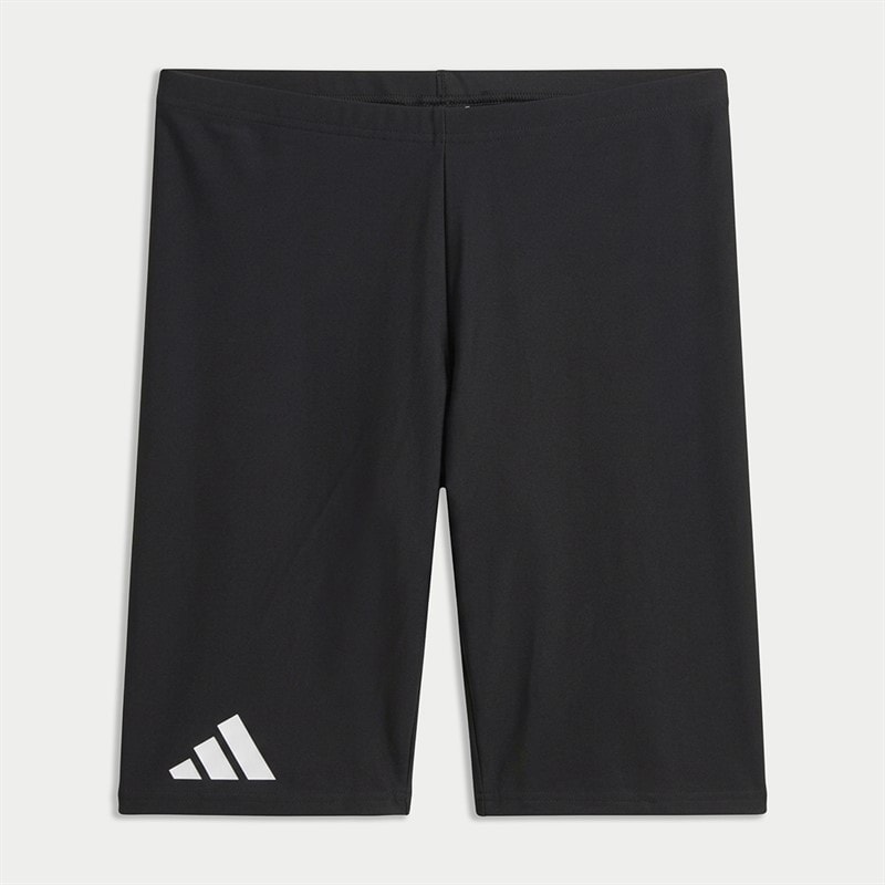adidas Mens Solid Swimming Jammers Black/White