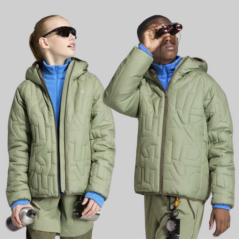 adidas Junior Terrex Xperior Climawarm Padded Jacket Tent Green