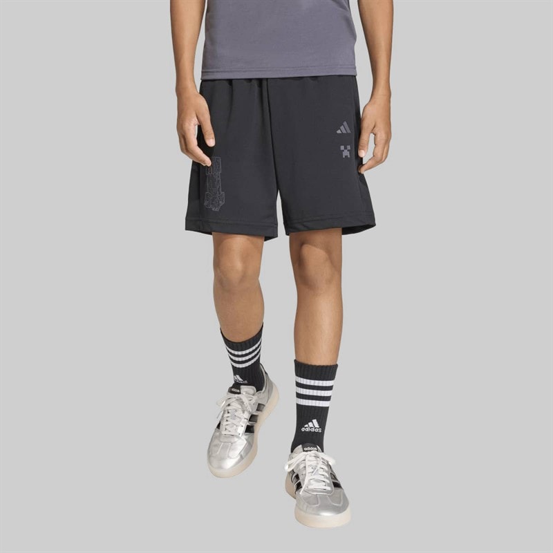 adidas Junior x Minecraft Training Shorts Black