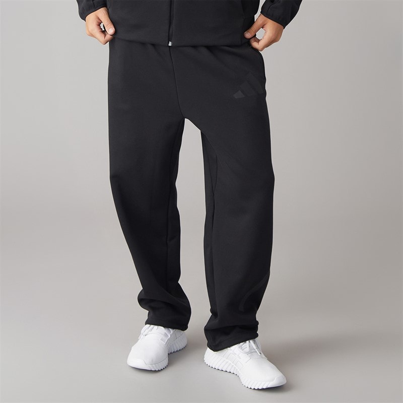adidas Mens Z.N.E. Open Hem Joggers Black