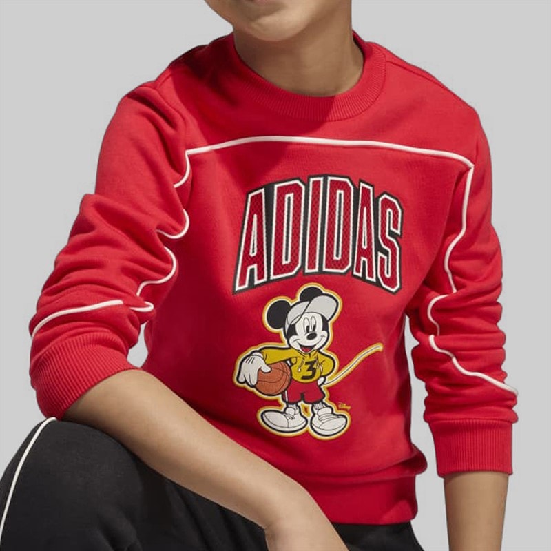 adidas Kids x Disney Mickey Mouse Jogger Set Pure Ruby/Off White